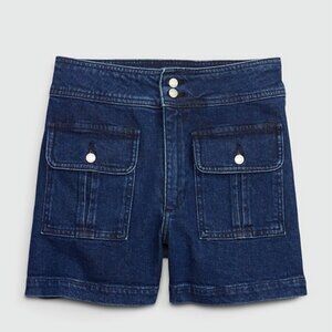 GAP Denim High Rise Stride Shorts